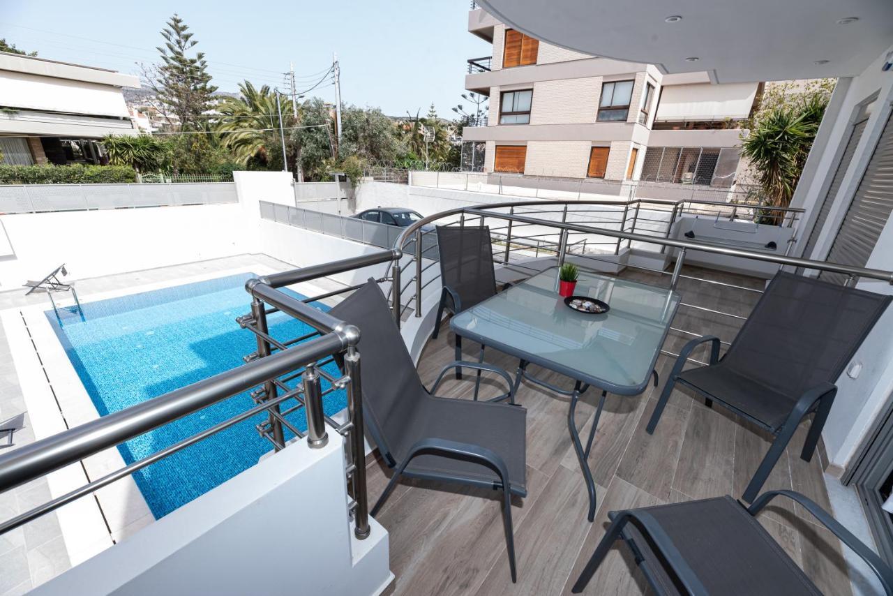 Design Apartment With Swimming Pool Near The Beach Athena Bagian luar foto